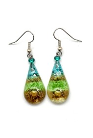 Glass Teardrop Earrings